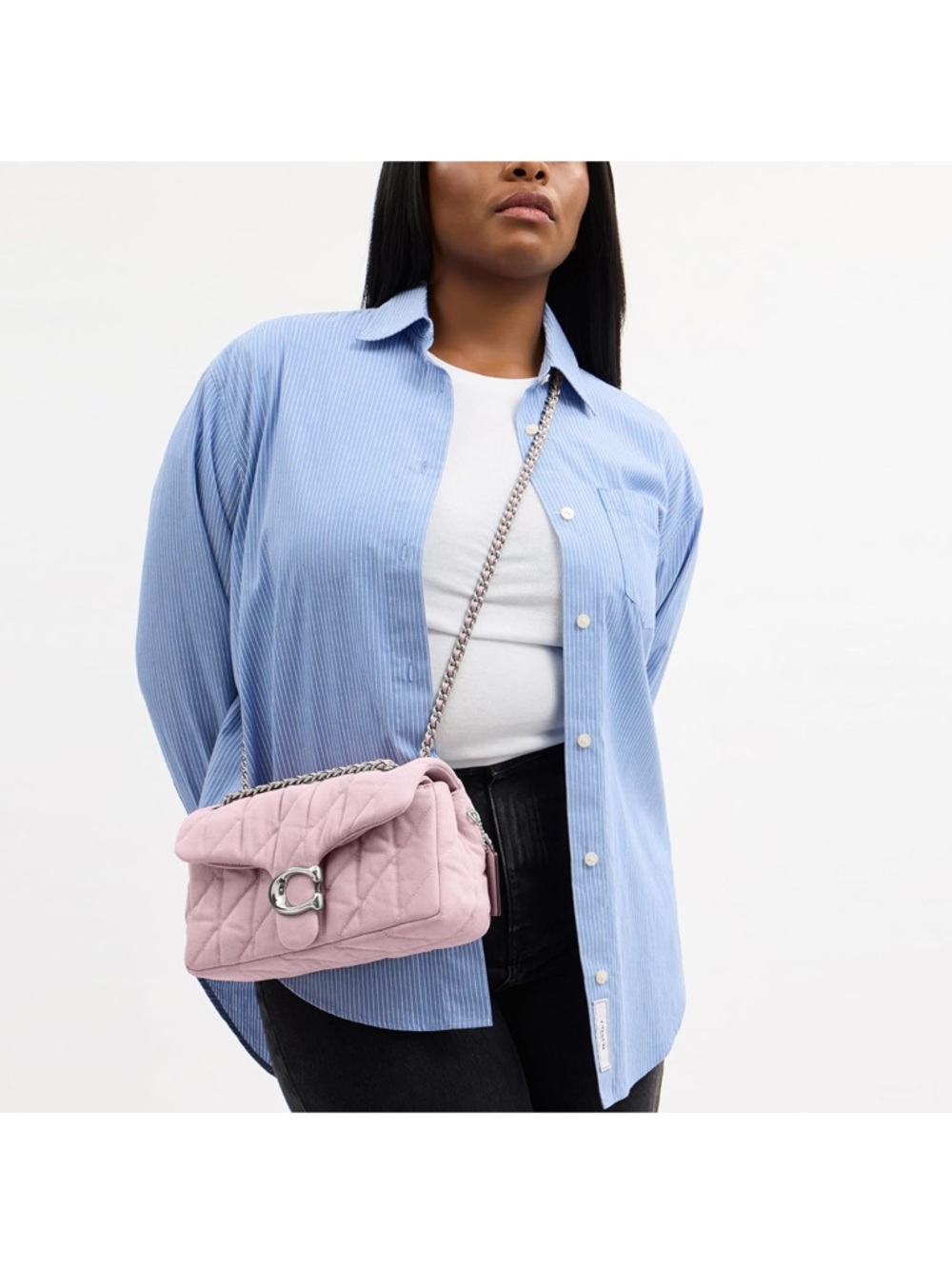 Coach Tabby 26 Shoulder Bag in Ballerina Light Pink - New - Picture 5 of 8